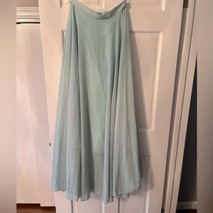 Seafoam green maxi skirt size small
